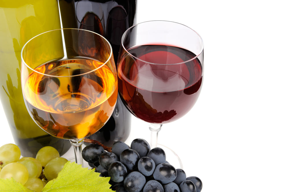 Diferencias entre vino tinto y vino blanco